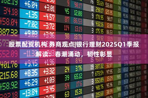 股票配资机构 券商观点|银行理财2025Q1季报解读：春潮涌动，韧性彰显